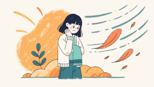 秋の寒暖差不調